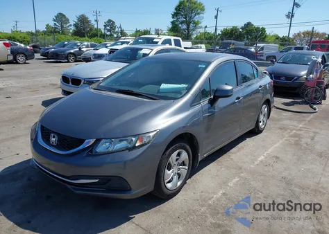2013 Honda Civic Lx z USA, uszkodzony, nr VIN 19XFB2F59DE097151